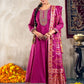 Ladies Smart Choice Royal Wine Embroidered Anarkali Suit Set