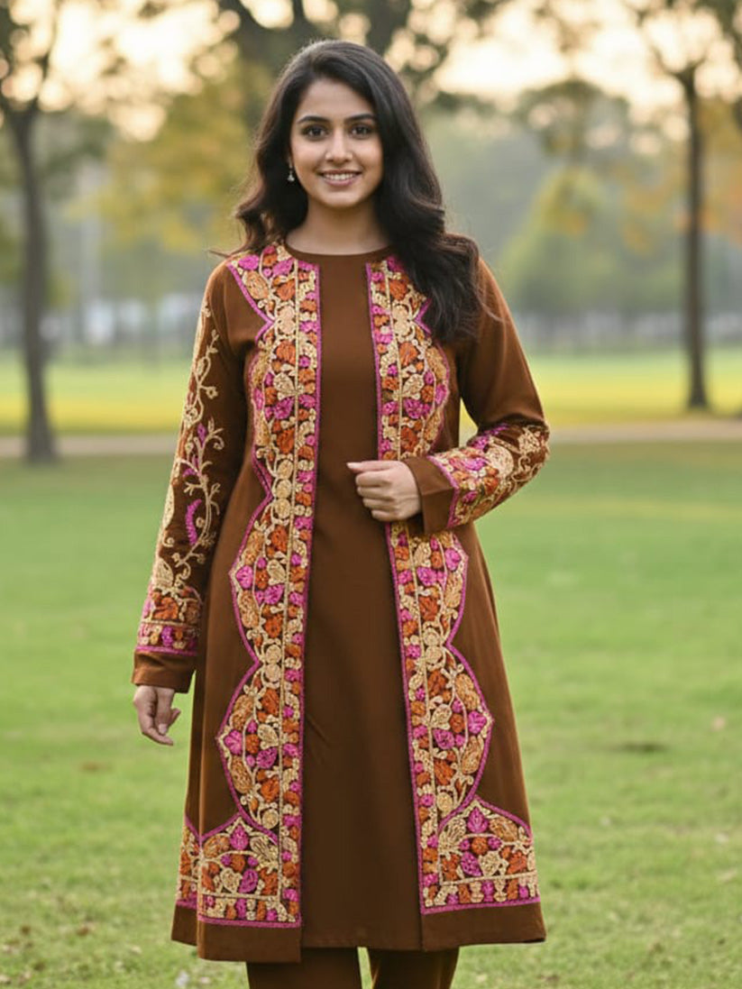 Kashmir Ki Kali Premium Woollen Shrug