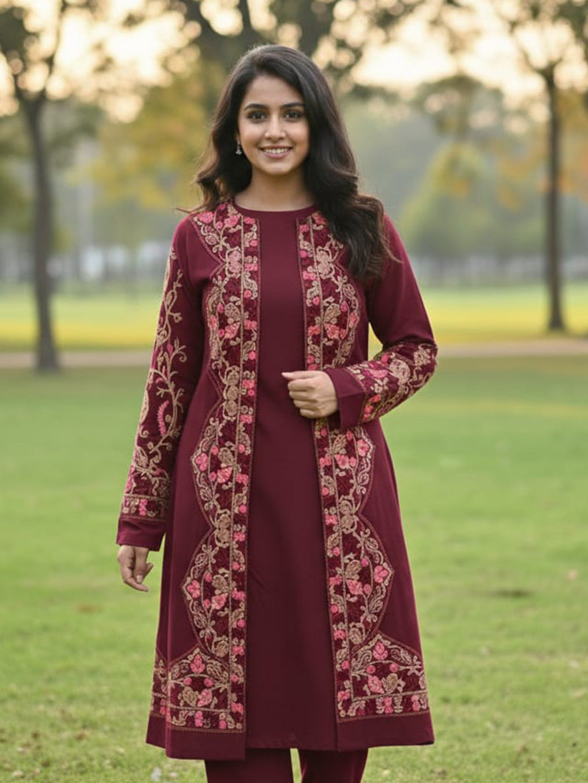 Kashmir Ki Kali Premium Woollen Shrug