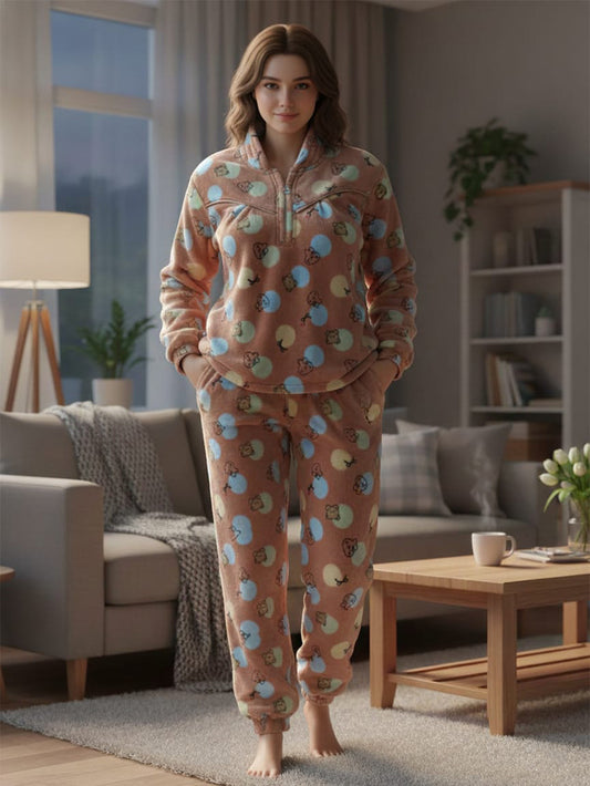 Bulbul Premium Soft Touch Winter Night Suit